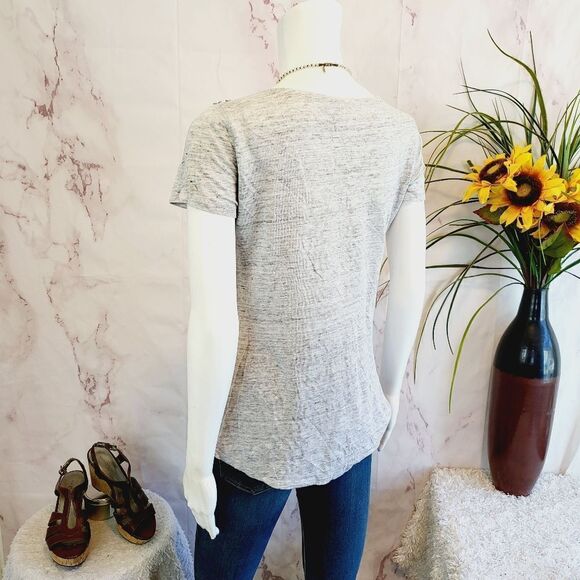 Sundance linen pretty lace detail top - Picture 2 of 6